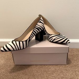 Marc Fisher Hair-Calf Leather pumps